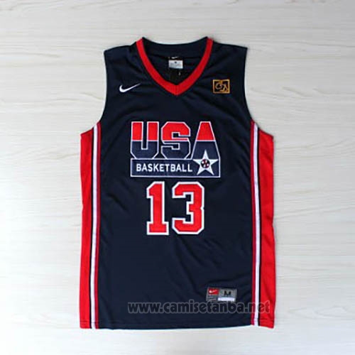 Camiseta USA 1992 Chris Mullin #13 Negro